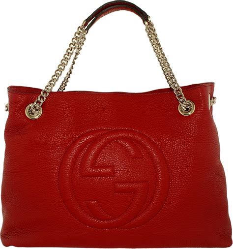 borsa soho grande pelle rossa gucci|Gucci borse a mano.